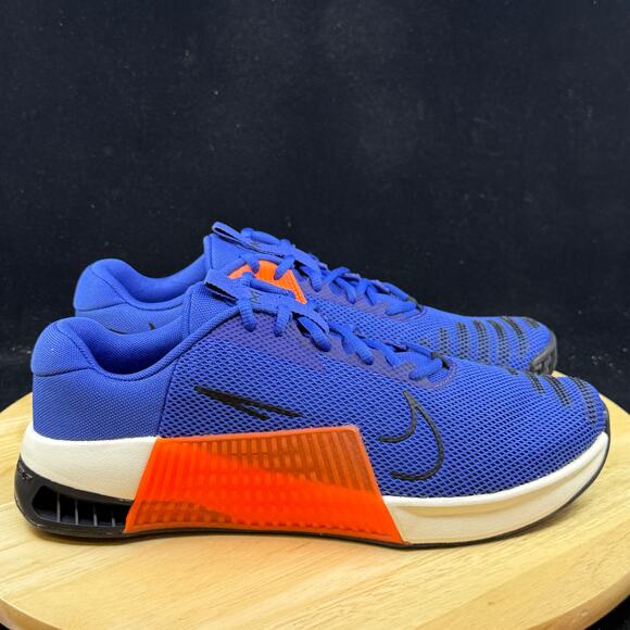 Nike Metcon 9 Astronomy Blue/ Orange DZ2617-401 Men's Size 10 Athletic Shoes - Picture 4 of 10
